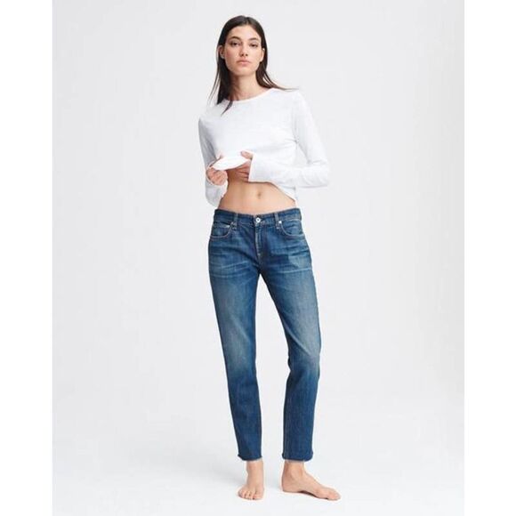 Rag & Bone Dre Slim Boyfriend Jeans in Julienne Size 25
